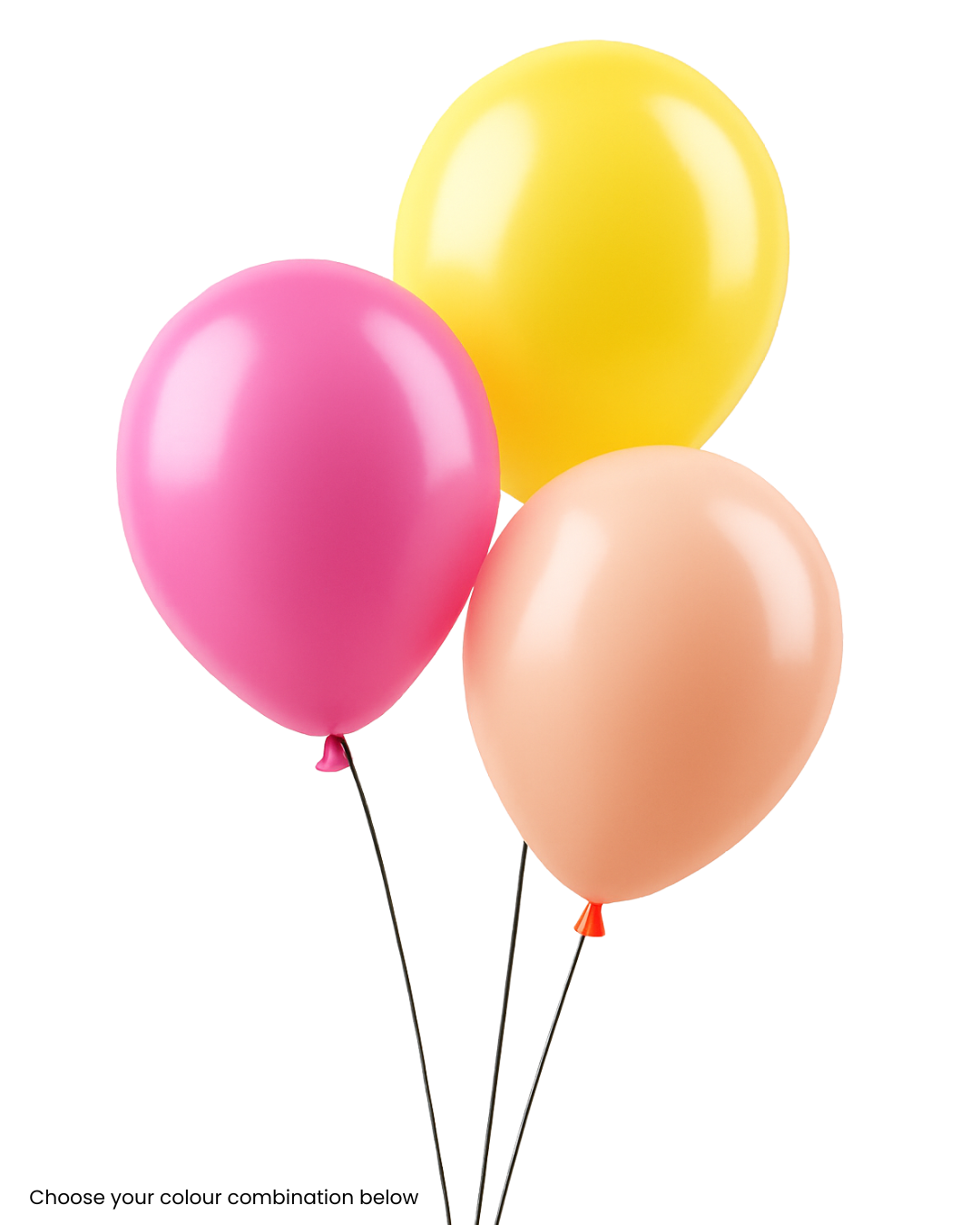 Balloon Bouquet - 3 Premium Latex Balloons